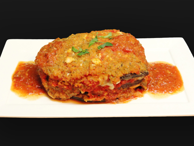 Italian eggplant parmigiana