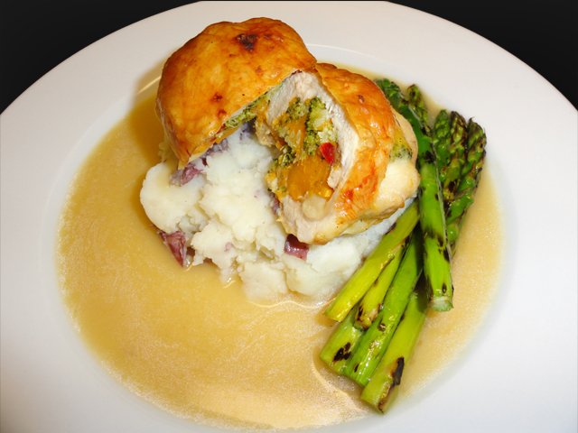 stuffed chicken